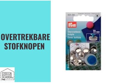 overtrekbare stofknopen