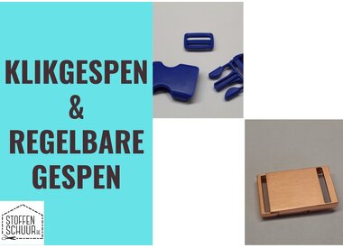 Klikgespen en regelbare gespen