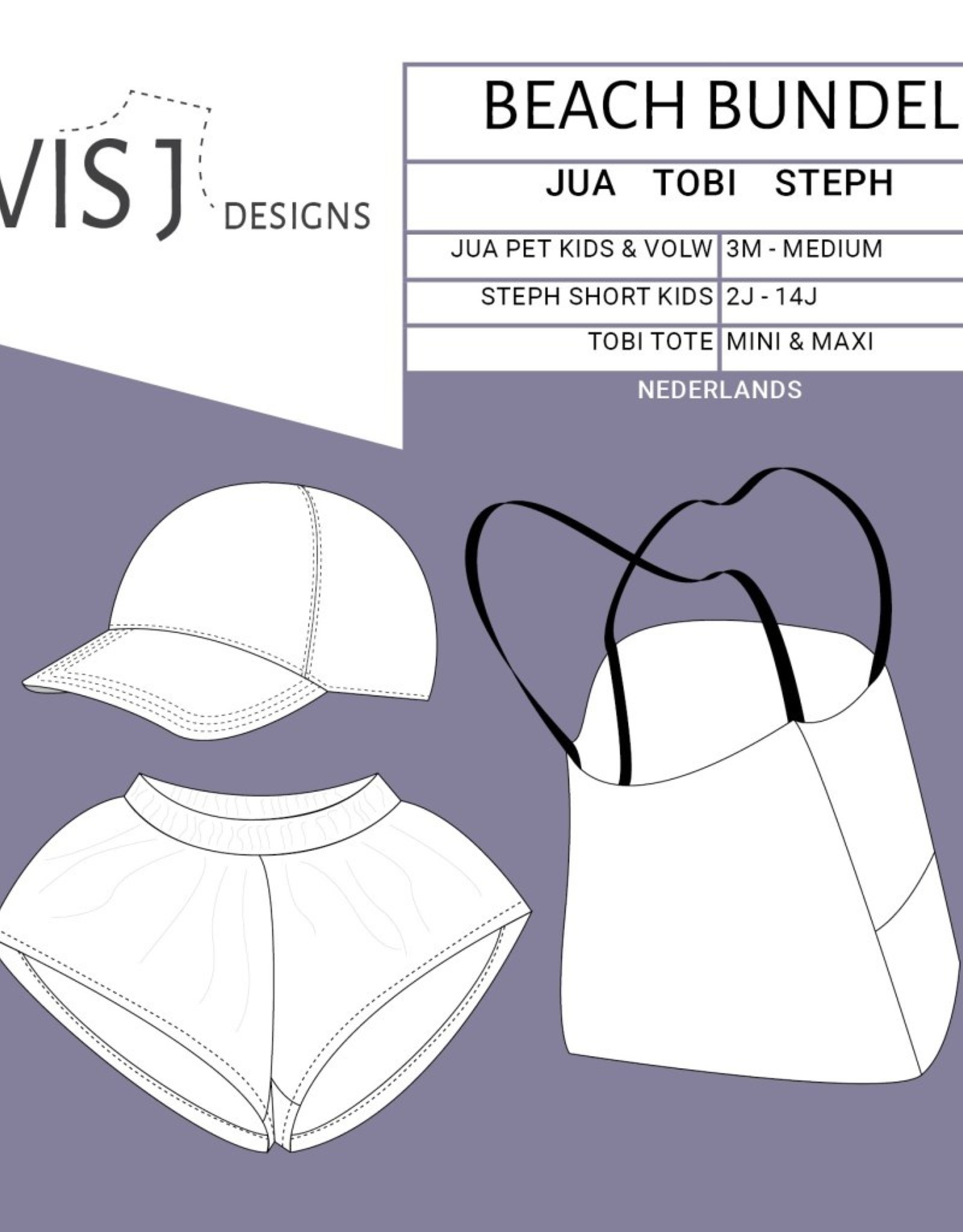 Beach Bundel - pet, short & tas