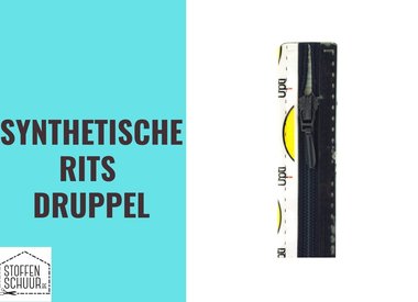 Synthetische rits druppel S40