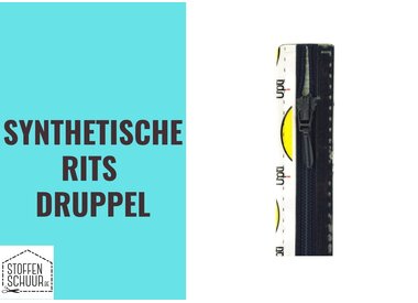 Synthetische rits druppel S40