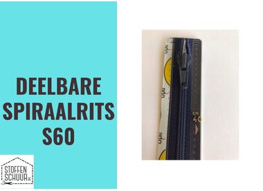 Deelbare spiraalrits S60