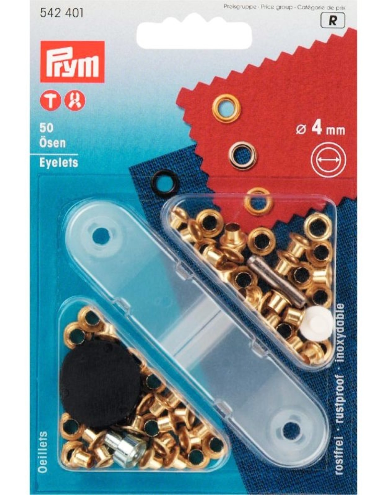 Prym - Ringen 4mm Goud - 542 401