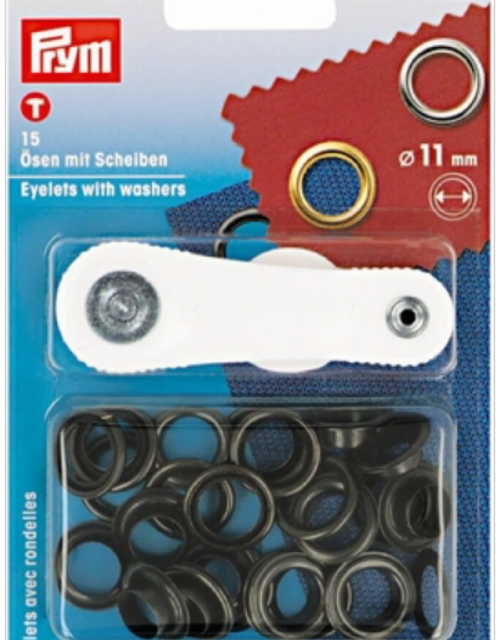 Prym - Ring+Schijf 11mm nikkel - 541 381