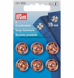 Prym - aannaaidrukkers Roségold 15mm - 341 800