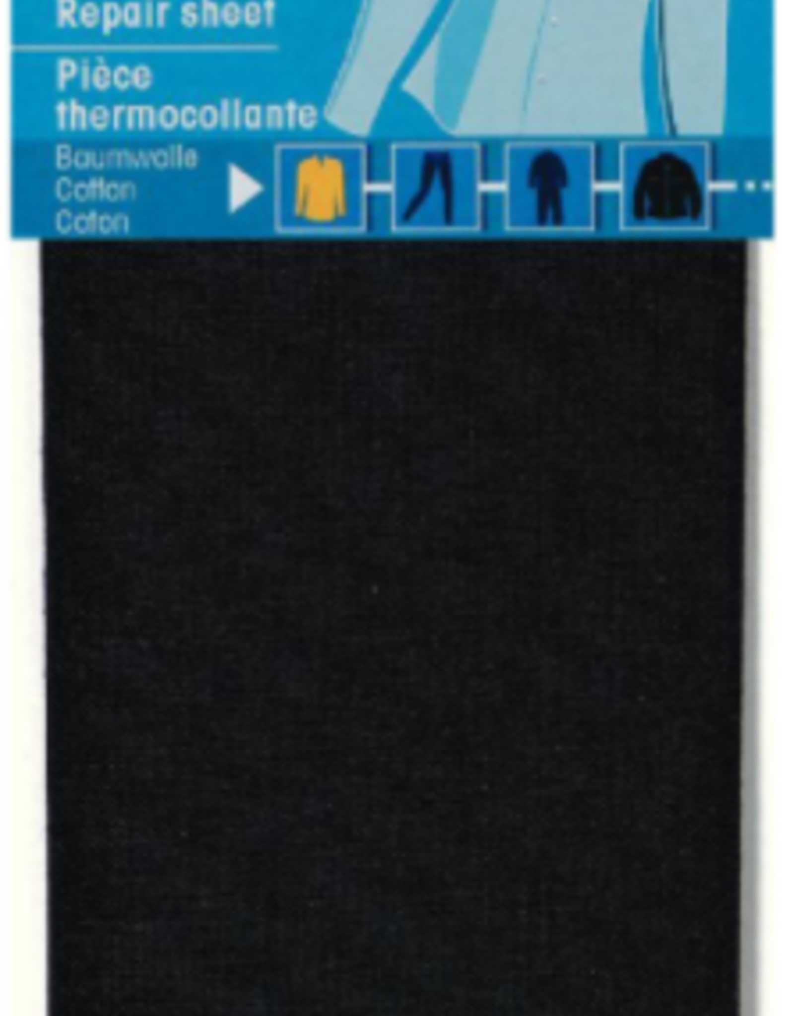 prym - verstelstuk katoen zwart 12x45 cm - 929 400