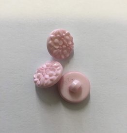 knoop bloemetjes 12mm  roze