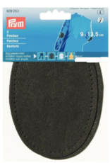 Prym Prym -  patches leder  9x13.5cm grijs - 929 253