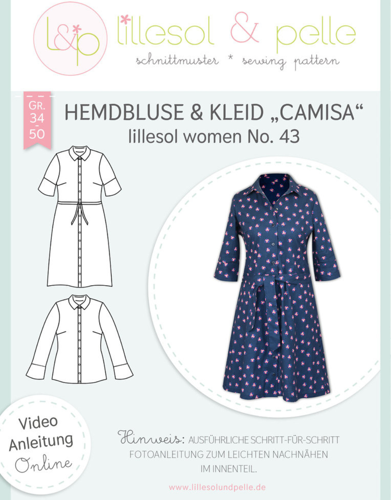 Hemdsblouse en -kleed vrouwen no 43