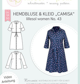 Hemdsblouse en -kleed camisa vrouwen no 43