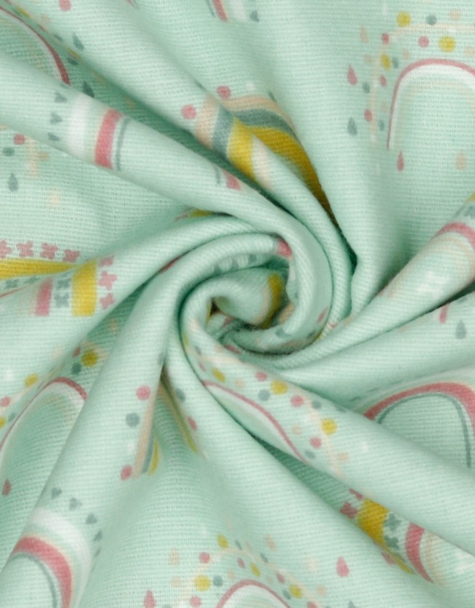 Poppy FLANNEL RAINBOW - MINT