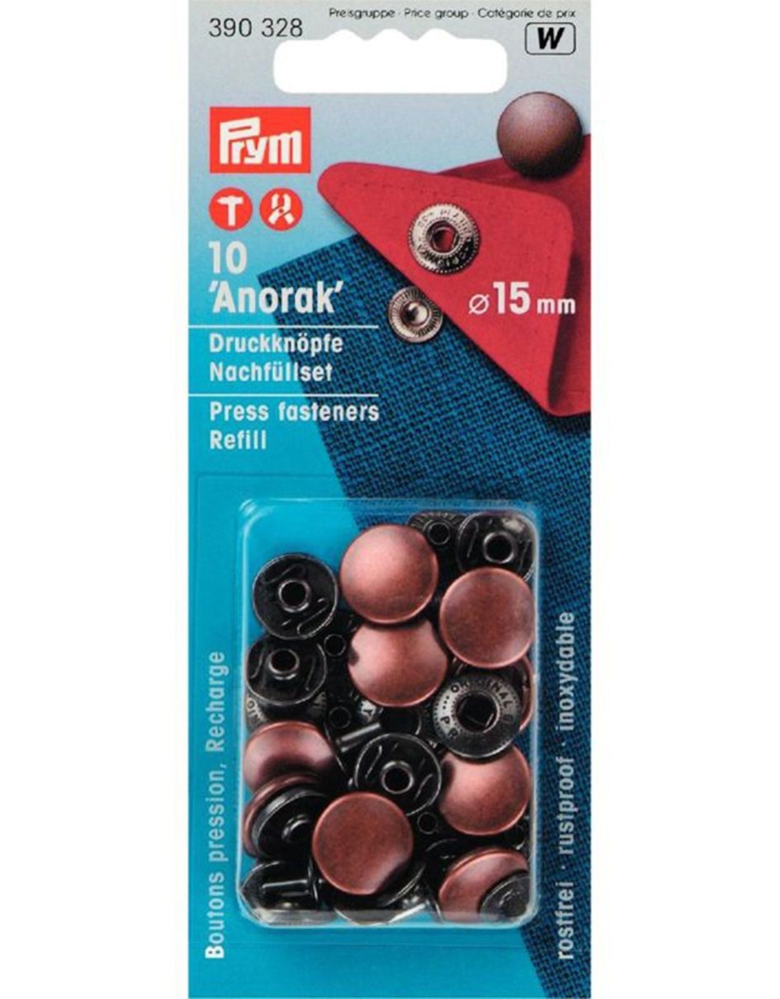 Prym - Navulling 15mm koper - 390 328