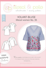 Volant-blouse vrouwen No 35