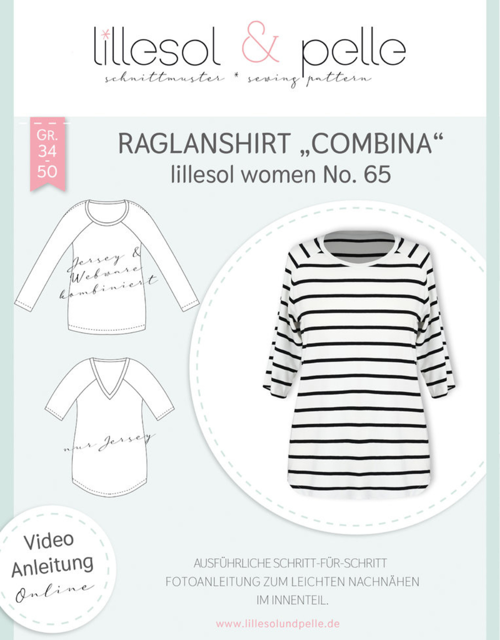 Raglanshirt vrouwen Combina No 65