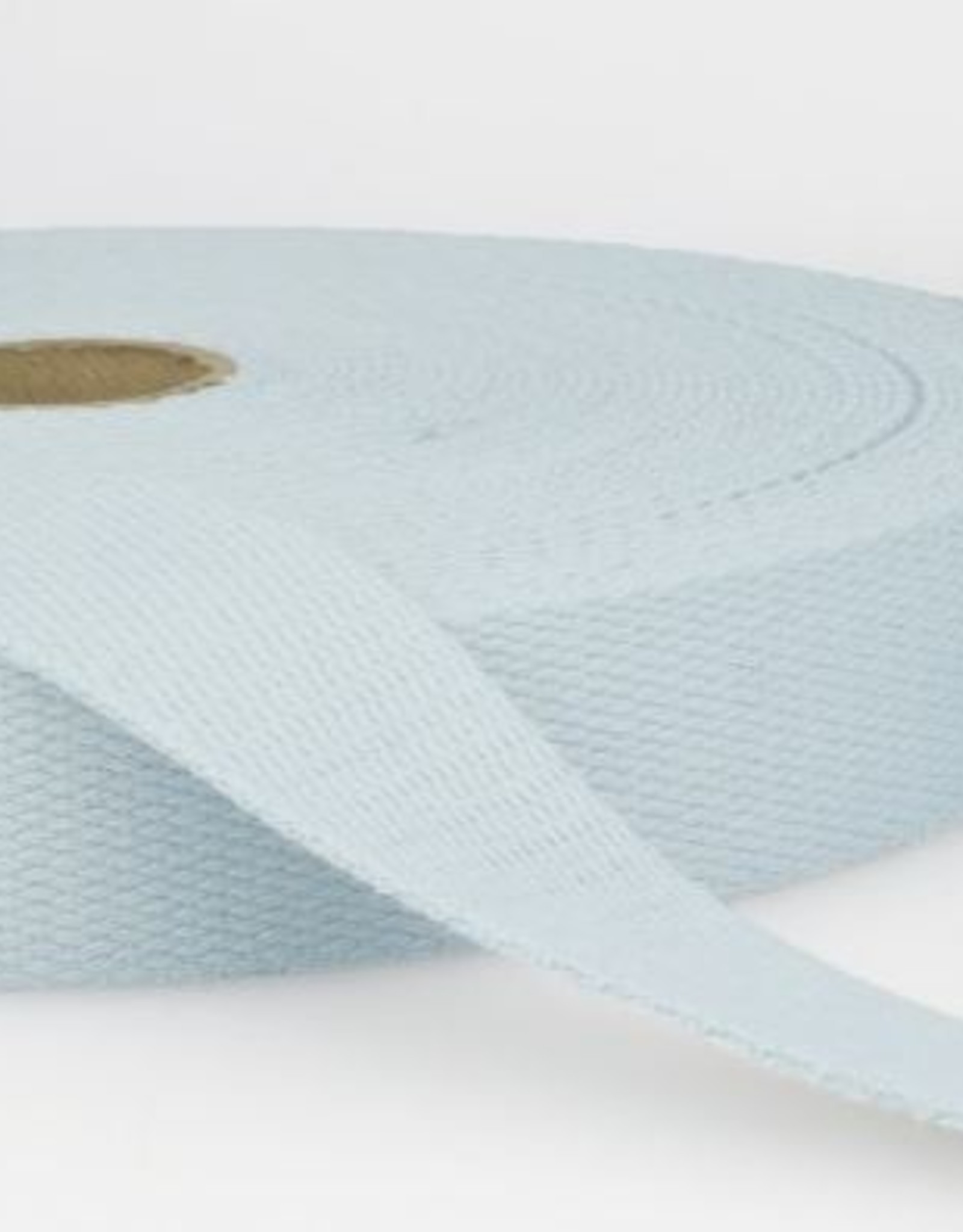 Tassenband katoen 25mm lichtblauw col.002