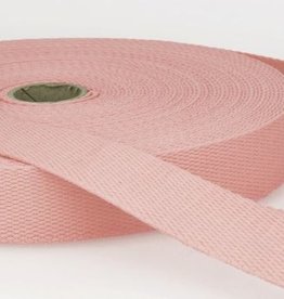 Tassenband katoen 25mm rose col.074