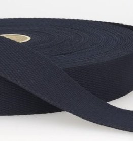 Tassenband katoen 25mm marine col.023