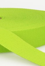 Tassenband katoen lime 40mm col.016 Tassenband katoen lime 40mm col.016