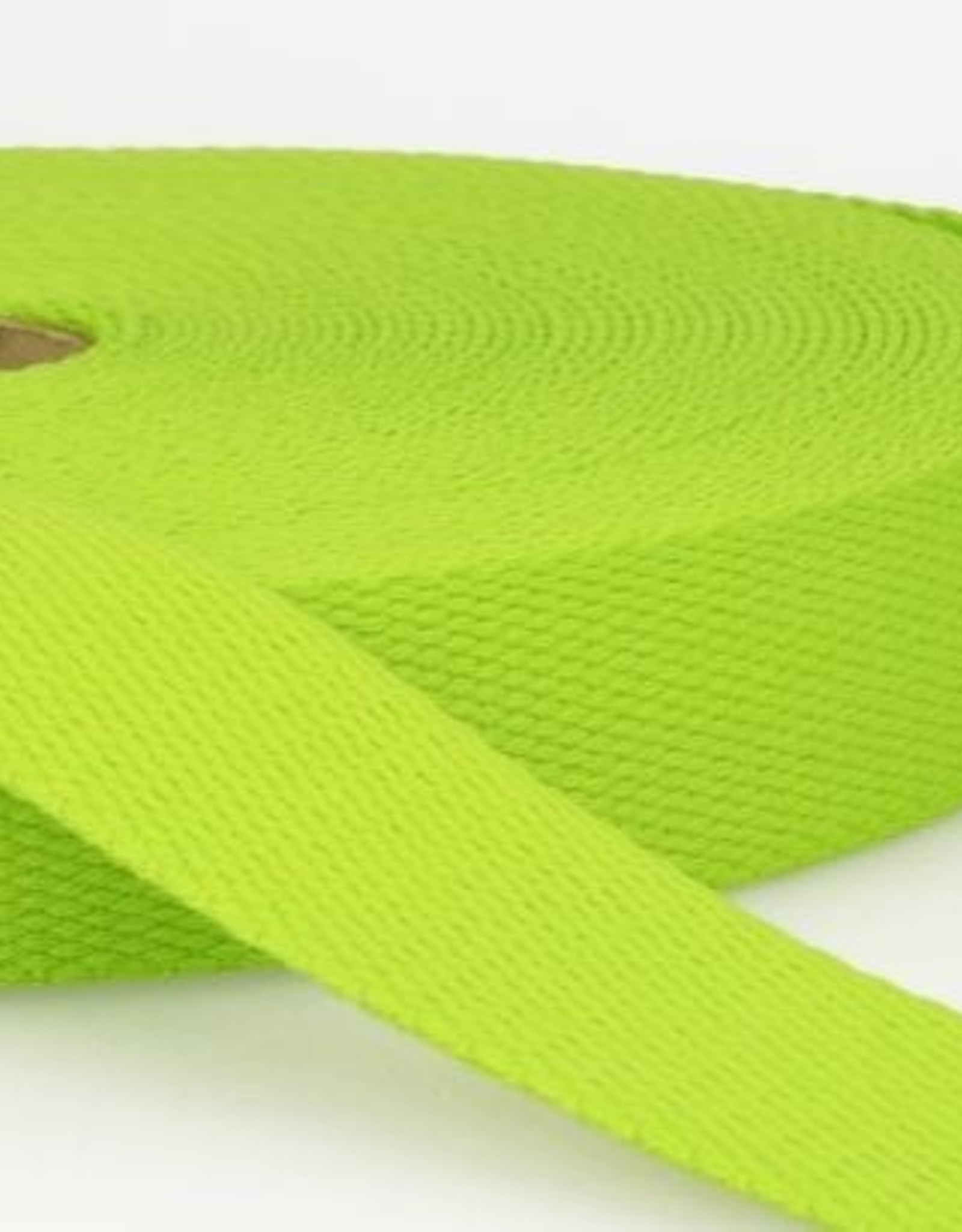 Tassenband katoen lime 40mm col.016