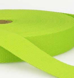 Tassenband katoen lime 40mm col.016