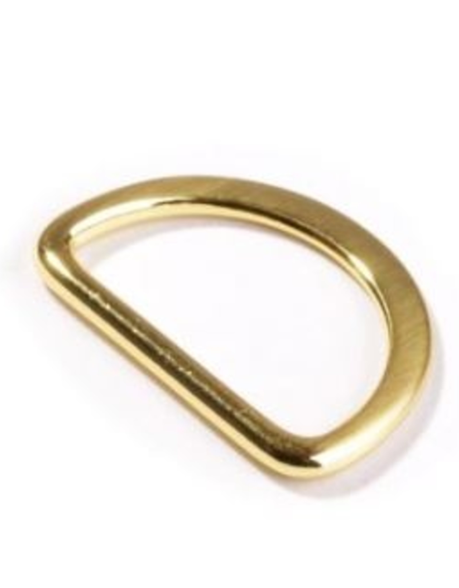 D-ring 25mm Goud