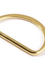 D-ring 40mm goud/ per stuk