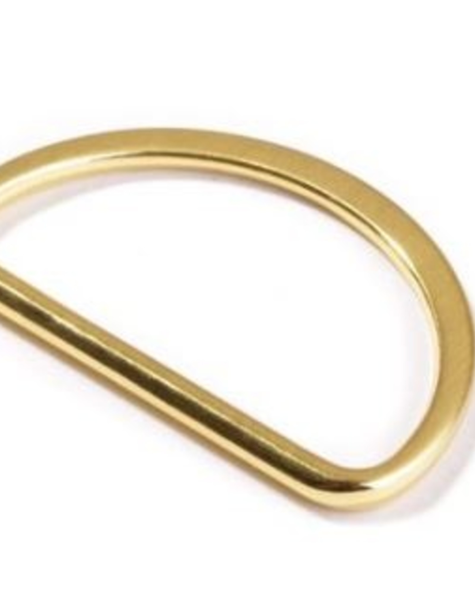 D-ring 40mm goud/ per stuk