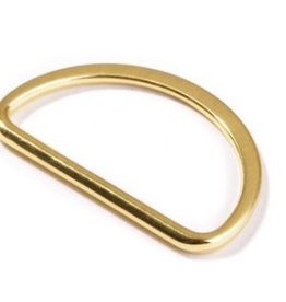 D-ring 40mm goud/ per stuk