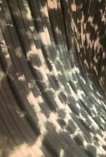 Plissée gedrukt groen wit gevlekt Plissée gedrukt groen wit gevlekt