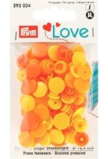 Prym Prym - love drukknopen lichtgeel/geel/oranje - 393 004