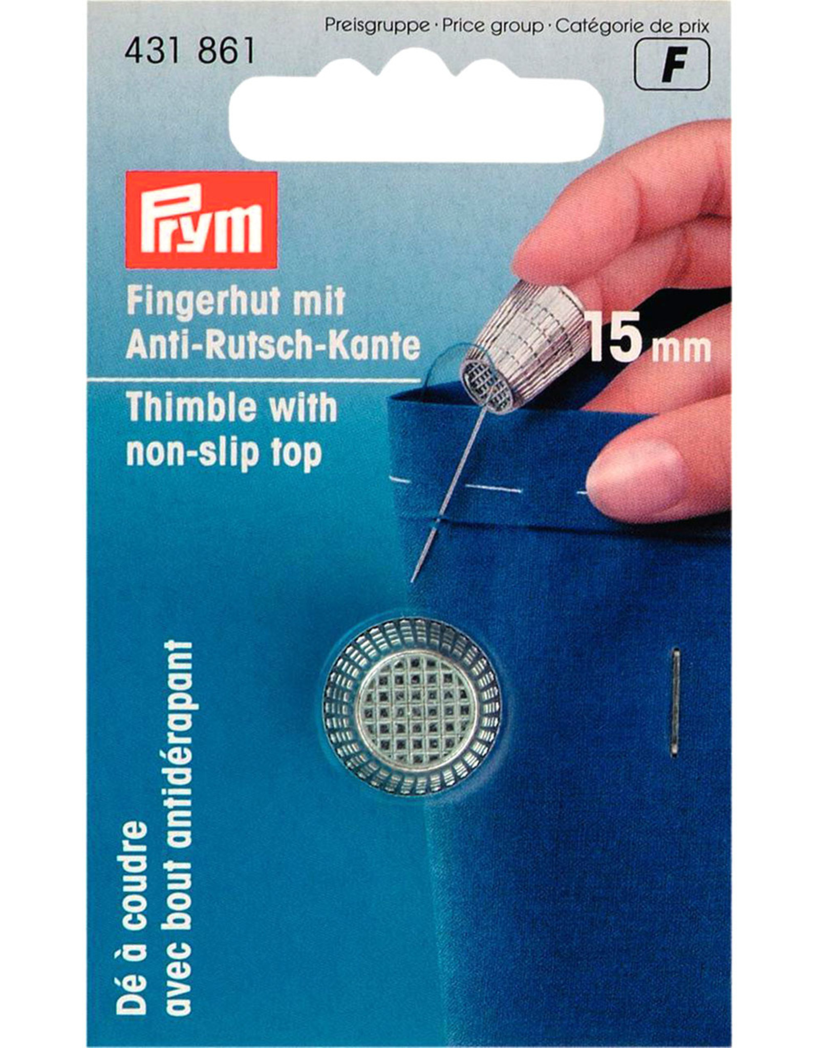 Prym - vingerhoed met antislip 16mm - 431 862