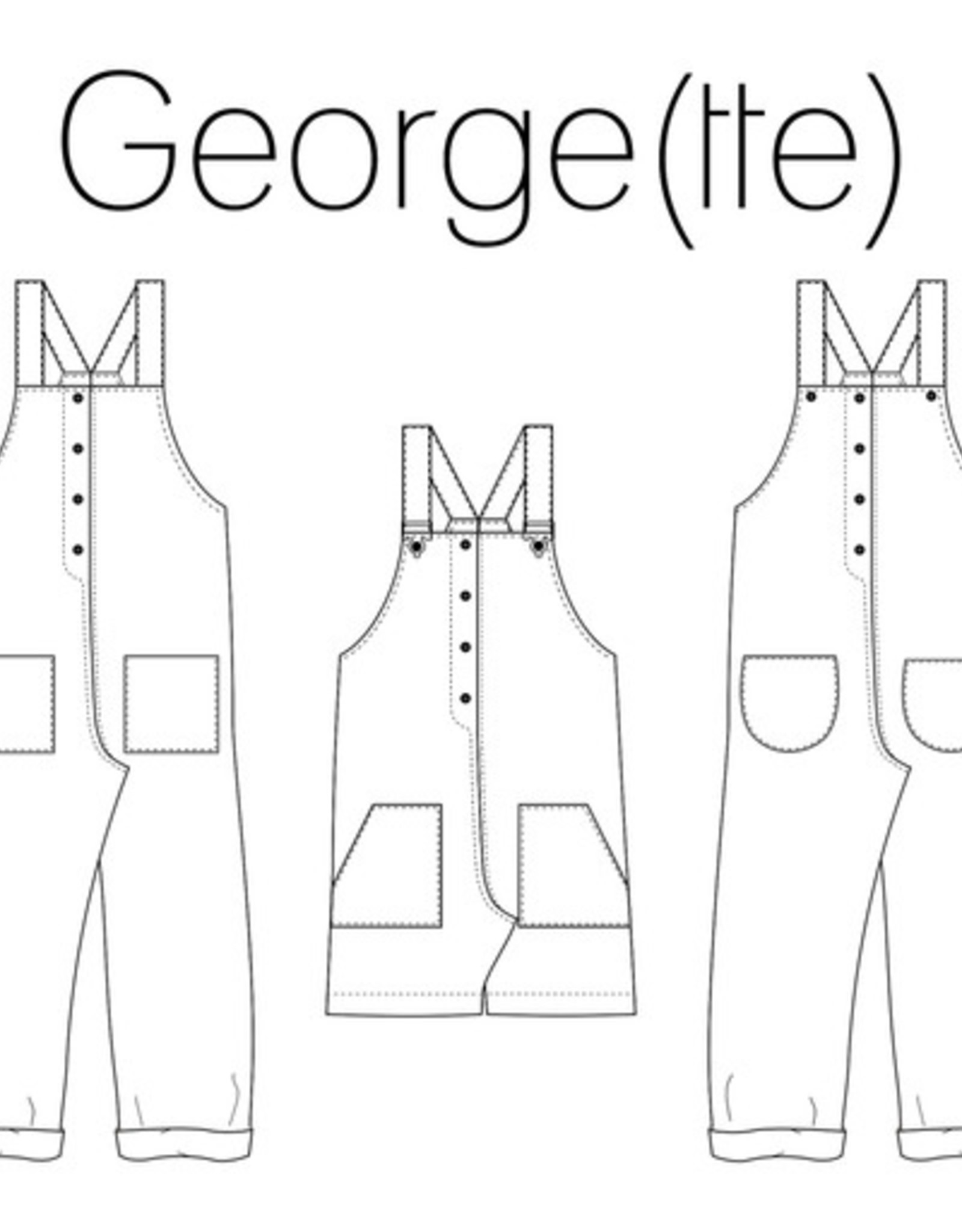 Georgette overall  - Iris May