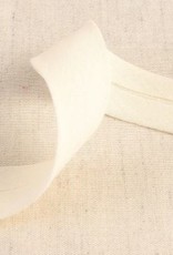 Biais double gauze 27mm op rol ecru