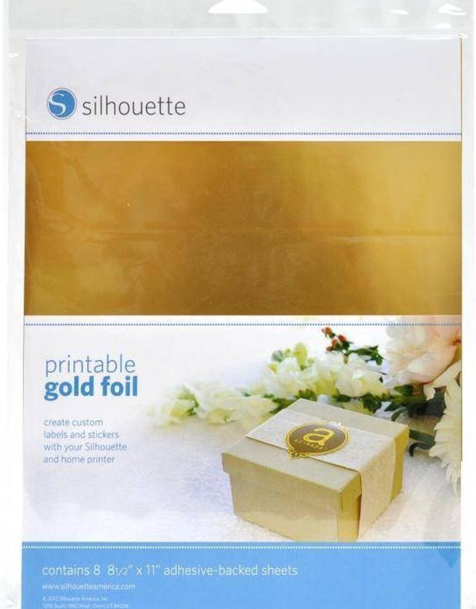 Silhouette printable Gold Foil
