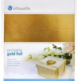Silhouette printable Gold Foil