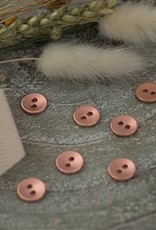 Button - 10 - Metal - Smooth - Rosé Copper - R