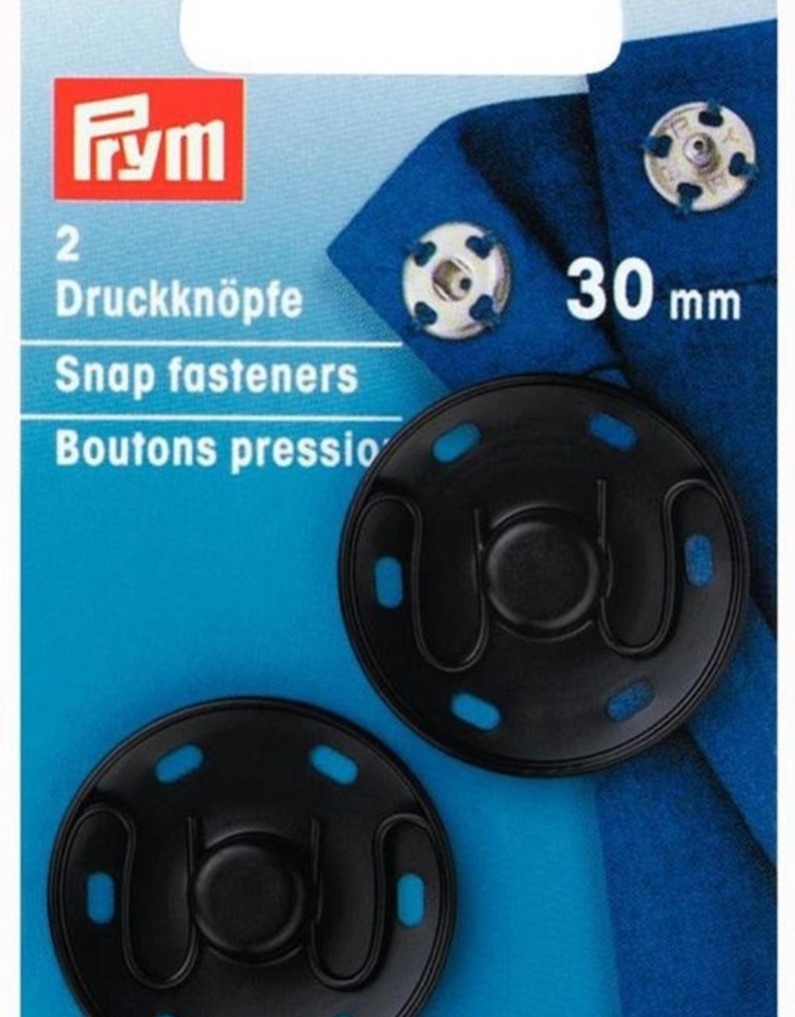 Prym Prym  - aannaaidrukknoop 30mm nikkel - 341 180