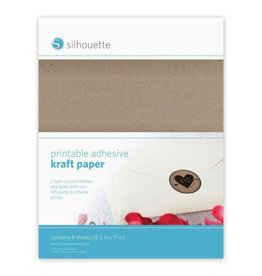 silhouette Printable Kraft Sticker Paper