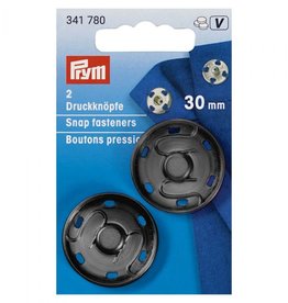 Prym  - aannaaidrukknoop 30mm Gunmetal - 341 780