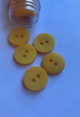 Simpele knoop 2gaats geel 18mm