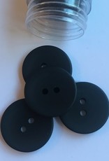 Simpele knoop 2gaats zwart 18mm