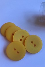 Simpele knoop 2gaats geel 23mm