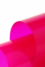 Raamfolie semi-transparant Cristal Framboos - op 60cm hoogte