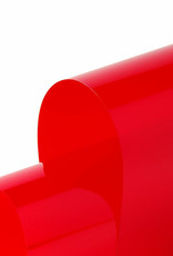 Raamfolie semi-transparant Cristal Rood - op 60cm hoogte Raamfolie semi-transparant Cristal Rood - op 60cm hoogte