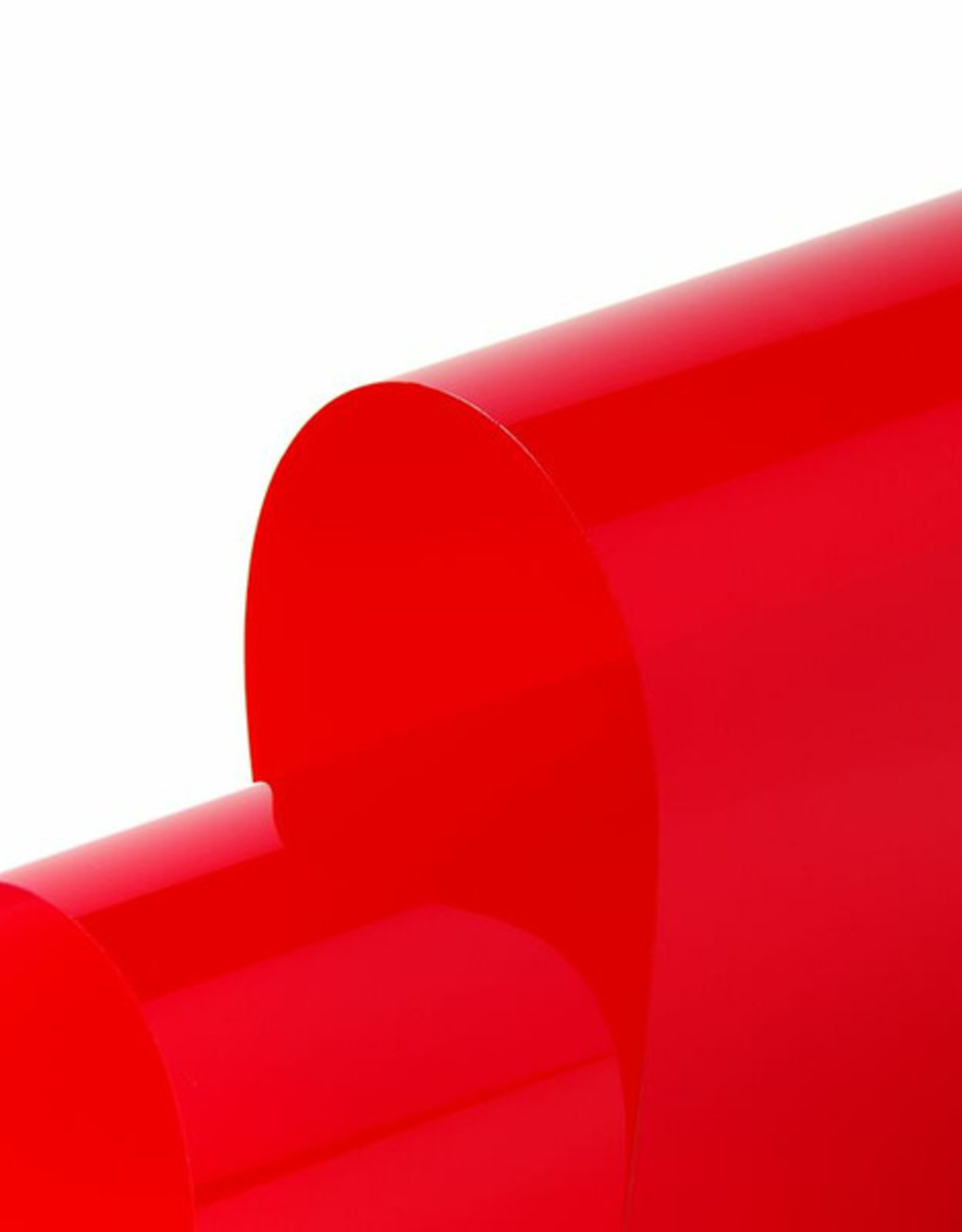 Raamfolie semi-transparant Cristal Rood - op 60cm hoogte