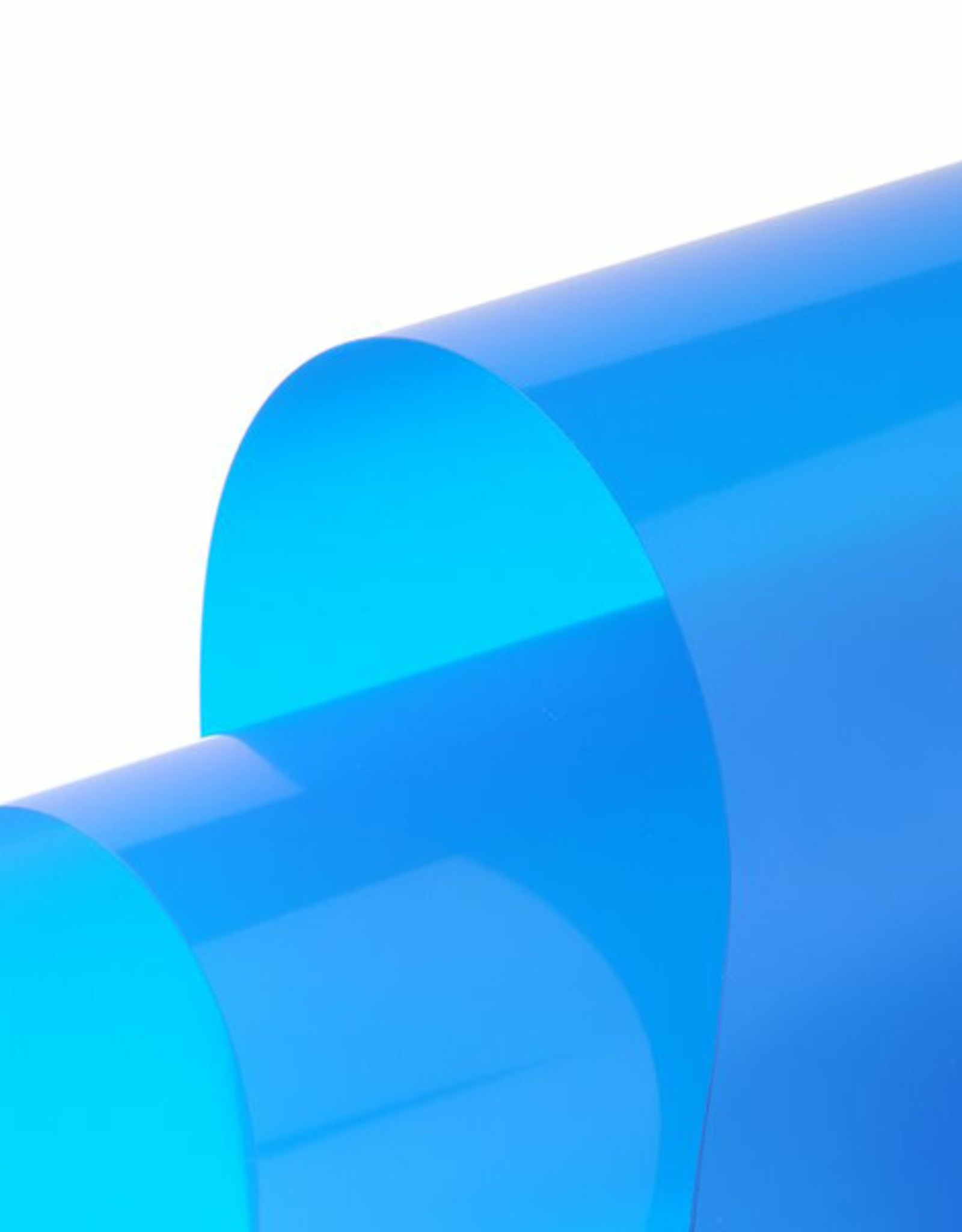 Hexis Raamfolie semi-transparant Cristal Blue - op 60cm hoogte