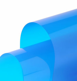 Raamfolie semi-transparant Cristal Blue - op 60cm hoogte