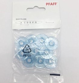 Pfaff transparante spoelen K set van 10 stuks