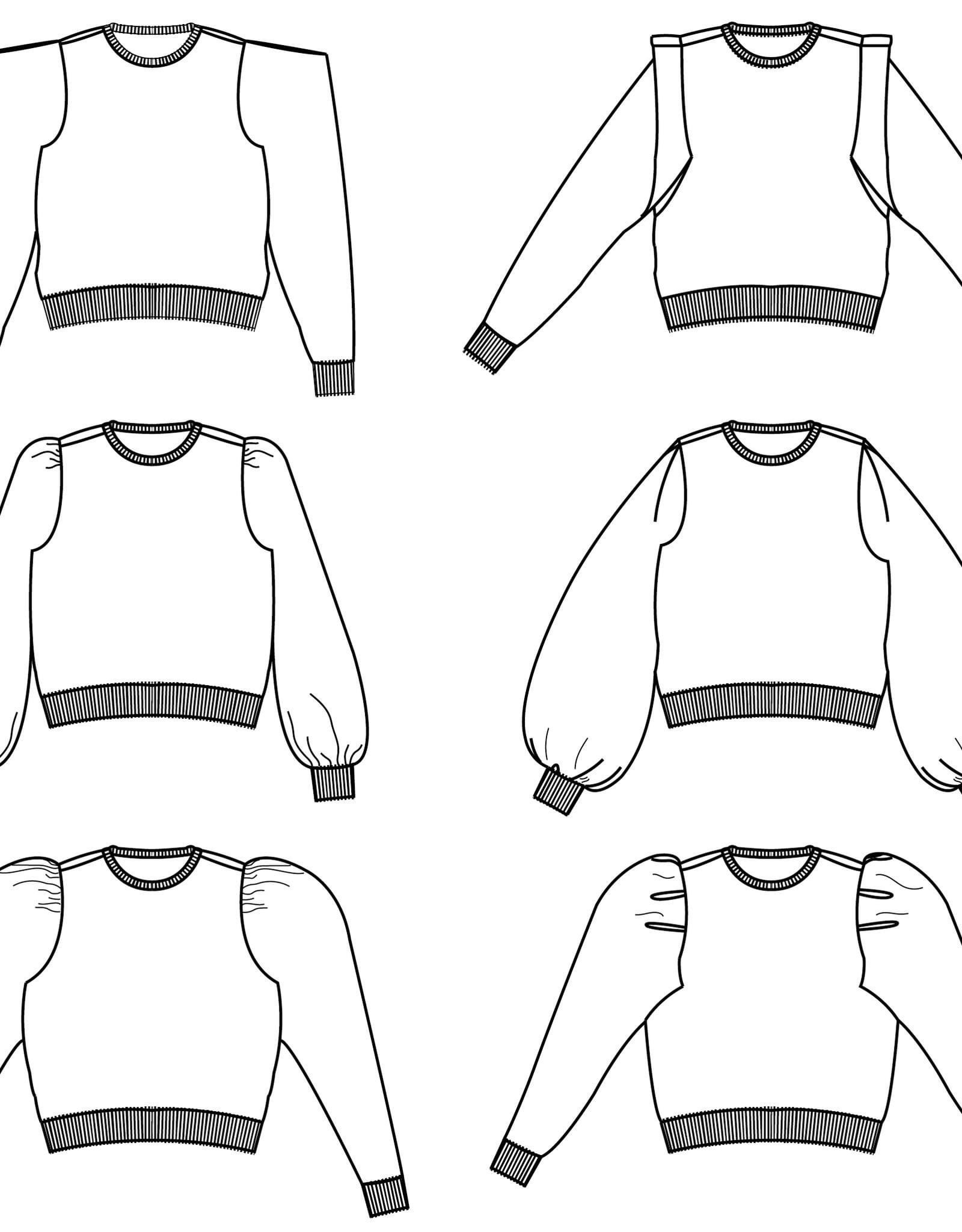 Hera Sweater voor dames - Bel'Etoile & Sew it Curly