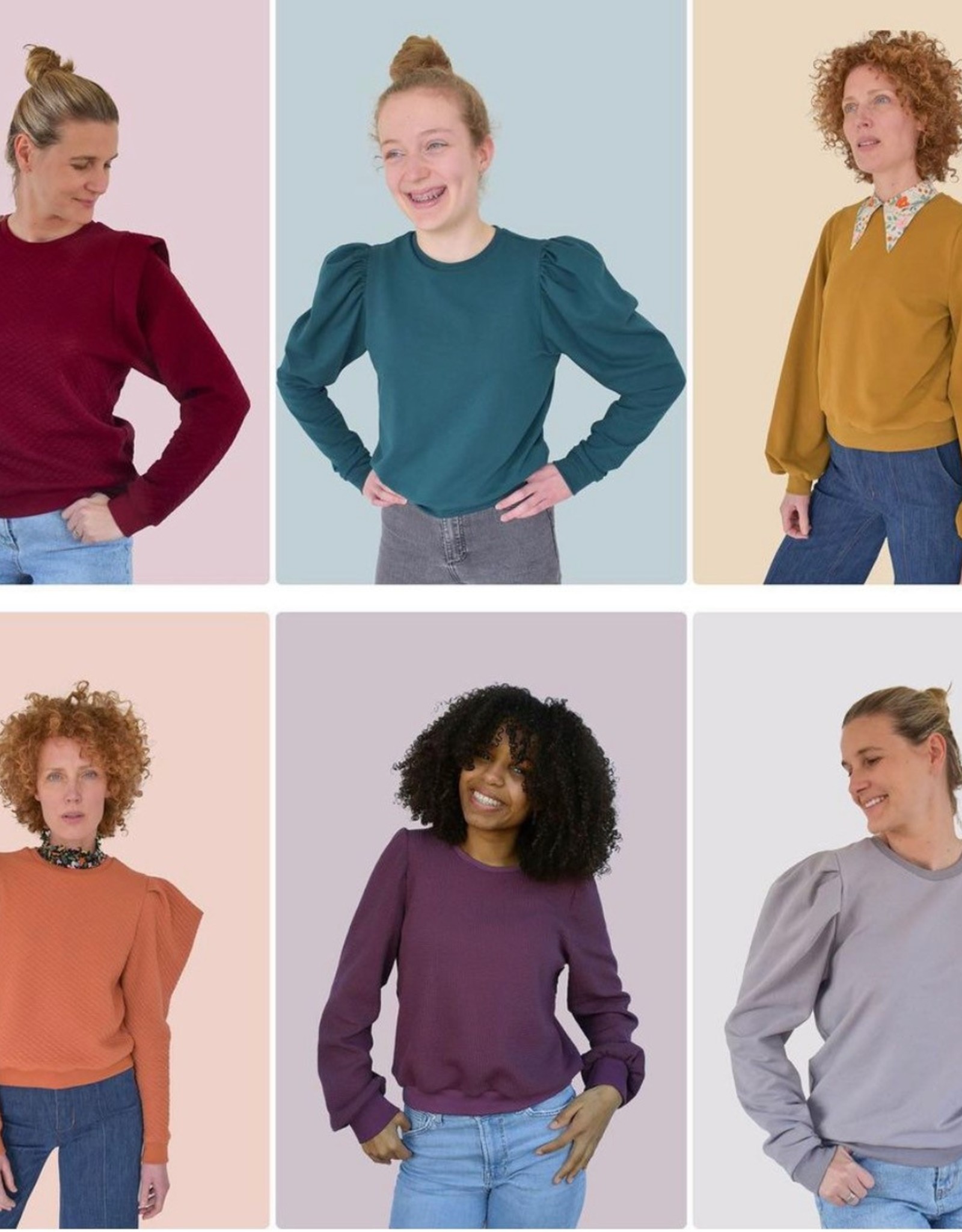 Hera Sweater voor dames - Bel'Etoile & Sew it Curly